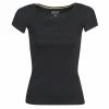 Esprit T-SHIRTS LOGO T-shirts & Polos Couleur Noir -Esprit Soldes Boutique 16643031 500 A