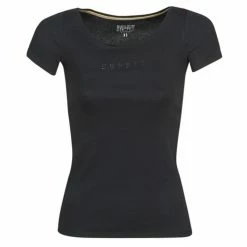 Esprit T-SHIRTS LOGO T-shirts & Polos Couleur Noir