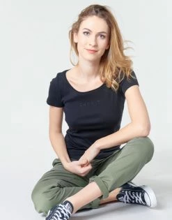 Esprit T-SHIRTS LOGO T-shirts & Polos Couleur Noir 11 Esprit T-SHIRTS LOGO T-shirts & Polos Couleur Noir -Esprit Soldes Boutique 16643031 500 E