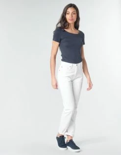 Esprit T-SHIRTS LOGO T-shirts & Polos Couleur Marine -Esprit Soldes Boutique 16643032 500 C