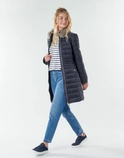 Esprit LL* 3M THINS Manteaux Couleur Bleu -Esprit Soldes Boutique 17900991 500 C