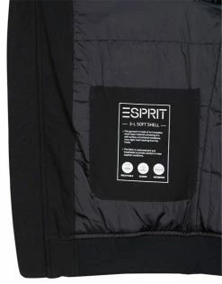 Esprit LL 3LSOFTSHEL Manteaux Couleur Noir -Esprit Soldes Boutique 17901002 500 G