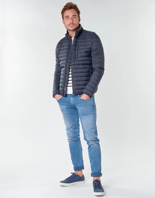 Esprit RECTHINS JACKET Manteaux Couleur Bleu 4 Esprit RECTHINS JACKET Manteaux Couleur Bleu – Image 2