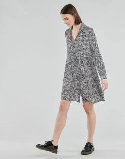 Esprit ROBE PRINT Robes Couleur Noir -Esprit Soldes Boutique 18925600 500 C