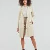 Esprit SUEDE COAT Manteaux Couleur Beige 1 Esprit SUEDE COAT Manteaux Couleur Beige -Esprit Soldes Boutique 18925603 500 B