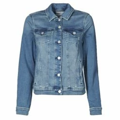 Esprit JOGGER JACKET Vestes Couleur Bleu