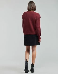Esprit SWEATER POWERSH Pulls & Gilets Couleur Bordeaux -Esprit Soldes Boutique 20034750 500 D