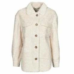 Esprit LL F SHRLG SHKT Manteaux Couleur Beige -Esprit Soldes Boutique 20034752 500 A