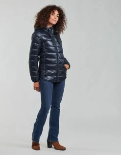 Esprit PER LL F TAP JT Manteaux Couleur Bleu -Esprit Soldes Boutique 20034763 500 C