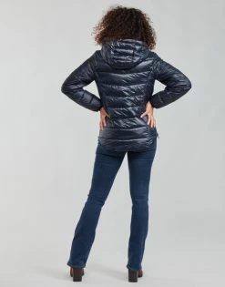 Esprit PER LL F TAP JT Manteaux Couleur Bleu -Esprit Soldes Boutique 20034763 500 D