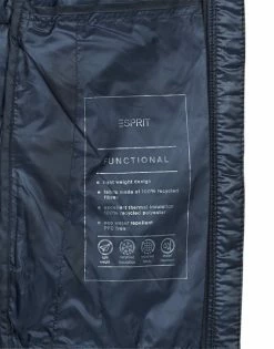 Esprit PER LL F TAP JT Manteaux Couleur Bleu -Esprit Soldes Boutique 20034763 500 G