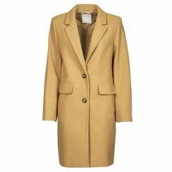 Esprit WOR LL F BLZ CT Manteaux Couleur Marron -Esprit Soldes Boutique 20034766 500 A