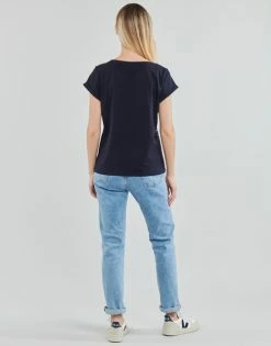 Esprit BCI Valentine S T-shirts & Polos Couleur Bleu -Esprit Soldes Boutique 21237998 500 D