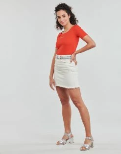 Esprit OCS F t sl T-shirts & Polos Couleur Rouge -Esprit Soldes Boutique 21237999 500 C