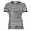 Esprit OCS Y/D STRIPE T-shirts & Polos Couleur Marine -Esprit Soldes Boutique 21238000 500 A