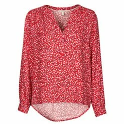 Esprit viscose blouse Chemises Couleur Rouge