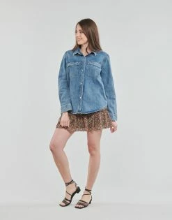 Esprit RCS shacket Vestes Couleur Bleu 10 Esprit RCS shacket Vestes Couleur Bleu -Esprit Soldes Boutique 21238004 500 C