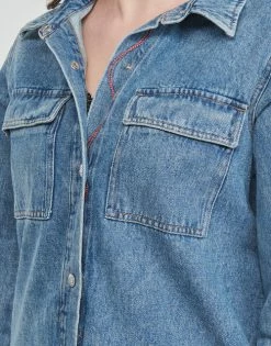 Esprit RCS shacket Vestes Couleur Bleu 12 Esprit RCS shacket Vestes Couleur Bleu -Esprit Soldes Boutique 21238004 500 E