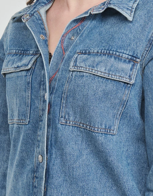 Esprit RCS shacket Vestes Couleur Bleu 7 Esprit RCS shacket Vestes Couleur Bleu – Image 5