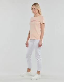Esprit OCS basic t aw T-shirts & Polos Couleur Rose -Esprit Soldes Boutique 21238005 500 C