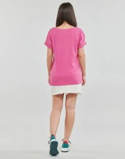 Esprit LINEN CO BLEND T-shirts & Polos Couleur Rose 10 Esprit LINEN CO BLEND T-shirts & Polos Couleur Rose -Esprit Soldes Boutique 21238006 500 D