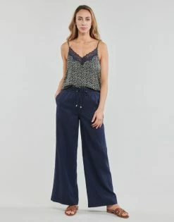 Esprit Jogger Pantalons Couleur Marine