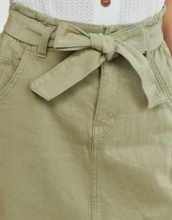 Esprit Ruffle Skirt Jupes Couleur Kaki -Esprit Soldes Boutique 21238011 500 E