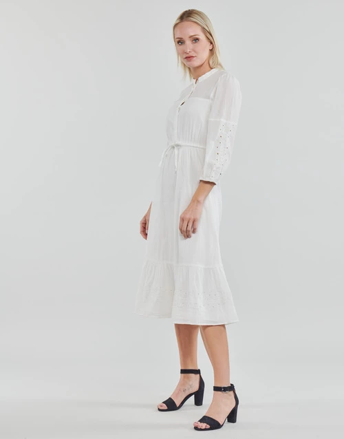 Esprit BCI midi dress Robes Couleur Blanc 5 Esprit BCI midi dress Robes Couleur Blanc – Image 3