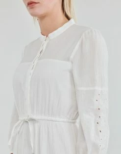 Esprit BCI midi dress Robes Couleur Blanc 11 Esprit BCI midi dress Robes Couleur Blanc -Esprit Soldes Boutique 21238014 500 E