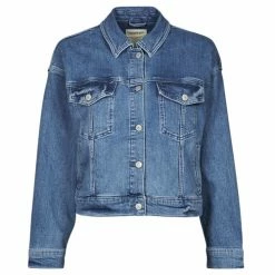 Esprit Denim Jacket Vestes Couleur Bleu