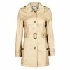 Esprit OCS LL TRNCH JK Manteaux Couleur Beige -Esprit Soldes Boutique 21238018 500 A