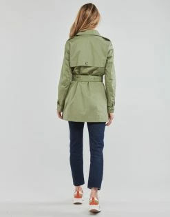 Esprit OCS LL TRNCH JK Manteaux Couleur Kaki 11 Esprit OCS LL TRNCH JK Manteaux Couleur Kaki -Esprit Soldes Boutique 21238019 500 D