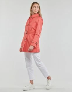 Esprit OCS LL TRNCH JK Manteaux Couleur Rose -Esprit Soldes Boutique 21238020 500 C
