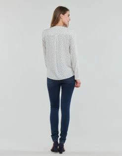 Esprit CORE Fluid Visc Chemises Couleur Blanc -Esprit Soldes Boutique 21238021 500 D