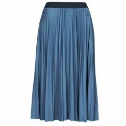 Esprit NOOS Pleate Jupes Couleur Bleu