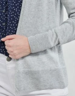 Esprit OCS cardi open Pulls & Gilets Couleur Gris -Esprit Soldes Boutique 21238025 500 E