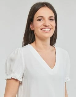 Esprit CVE blouse Tops / Blouses Couleur Blanc -Esprit Soldes Boutique 21238029 500 E