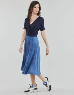 Esprit CLT wrap tshirt T-shirts & Polos Couleur Marine 9 Esprit CLT wrap tshirt T-shirts & Polos Couleur Marine -Esprit Soldes Boutique 21238039 500 C