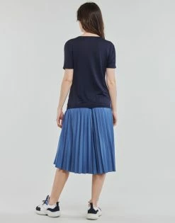 Esprit CLT wrap tshirt T-shirts & Polos Couleur Marine 10 Esprit CLT wrap tshirt T-shirts & Polos Couleur Marine -Esprit Soldes Boutique 21238039 500 D