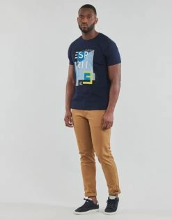 Esprit RCS BCI cn AW s T-shirts & Polos Couleur Marine -Esprit Soldes Boutique 21238043 500 C