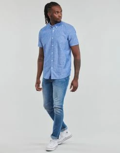 Esprit COO co/lin ssl Chemises Couleur Bleu 9 Esprit COO co/lin ssl Chemises Couleur Bleu -Esprit Soldes Boutique 21238051 500 C