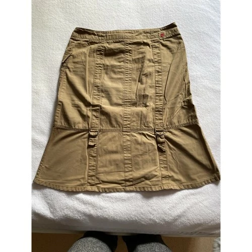 Esprit Jupe Mi-Longue Camel Jupes Couleur Beige 4 Esprit Jupe Mi-Longue Camel Jupes Couleur Beige – Image 2