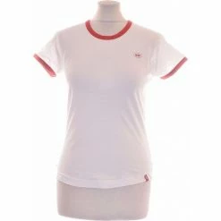 Esprit Top Manches Courtes 46 - T6 - Xxl Tops / Blouses Couleur Blanc