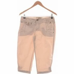Esprit Pantacourt Femme 36 - T1 - S Pantalons Couleur Beige