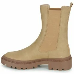 Esprit 082EK1W332 Bottines / Boots Couleur Beige -Esprit Soldes Boutique 22576919 500 D