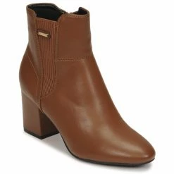 Esprit 082EK1W328 Bottines / Boots Couleur Cognac