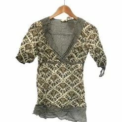 Esprit Top Manches Courtes 34 - T0 - Xs Tops / Blouses Couleur Beige