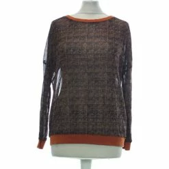 Esprit Top Manches Longues 38 - T2 - M Tops / Blouses Couleur Marron
