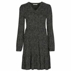 Esprit CVE AOP CREPE D Robes Couleur BLACK