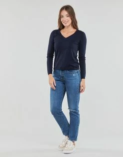 Esprit SUS VNECK SWEAT Pulls & Gilets Couleur NAVY -Esprit Soldes Boutique 23153588 500 C